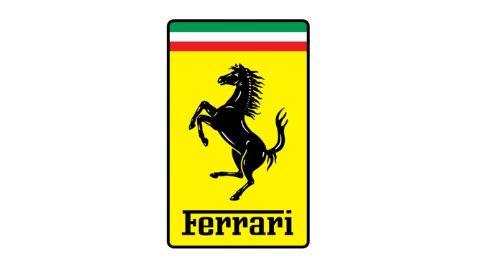 Ferrari logo auto bestickering