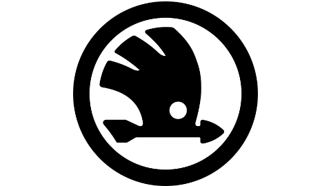 Skoda logo ramen blinderen